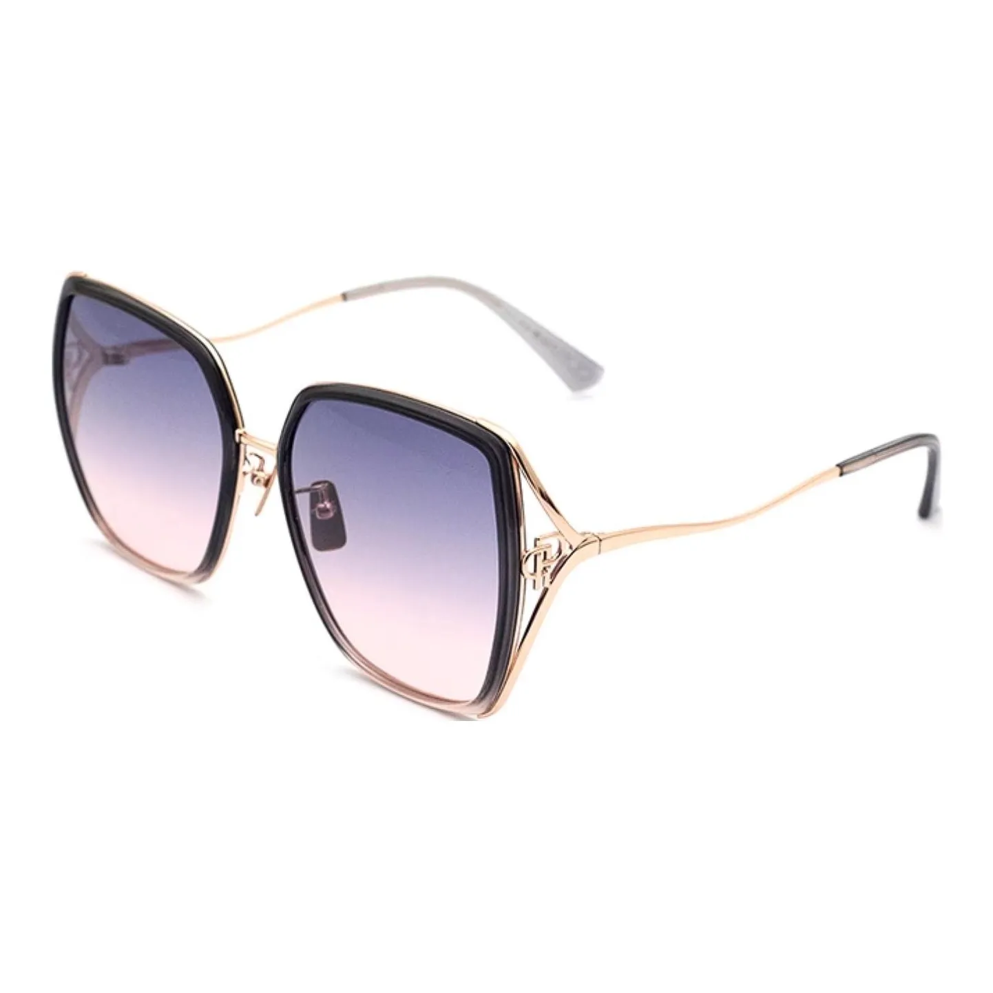 PORTS Бабочка Солнцезащитные очки Женские Черный