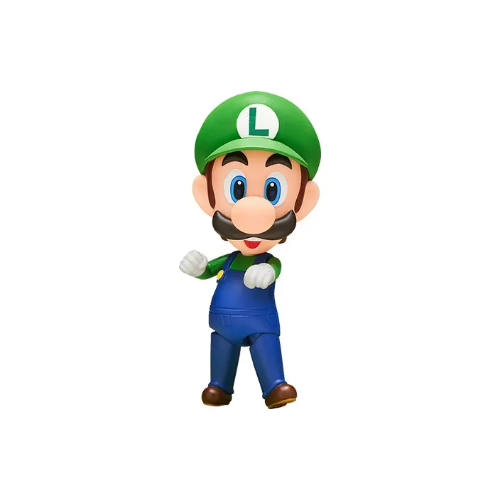 GSC Nendoroid, Super Mario Brothers, Luigi, Three Times Reissued Version Chibi Figures 10cm