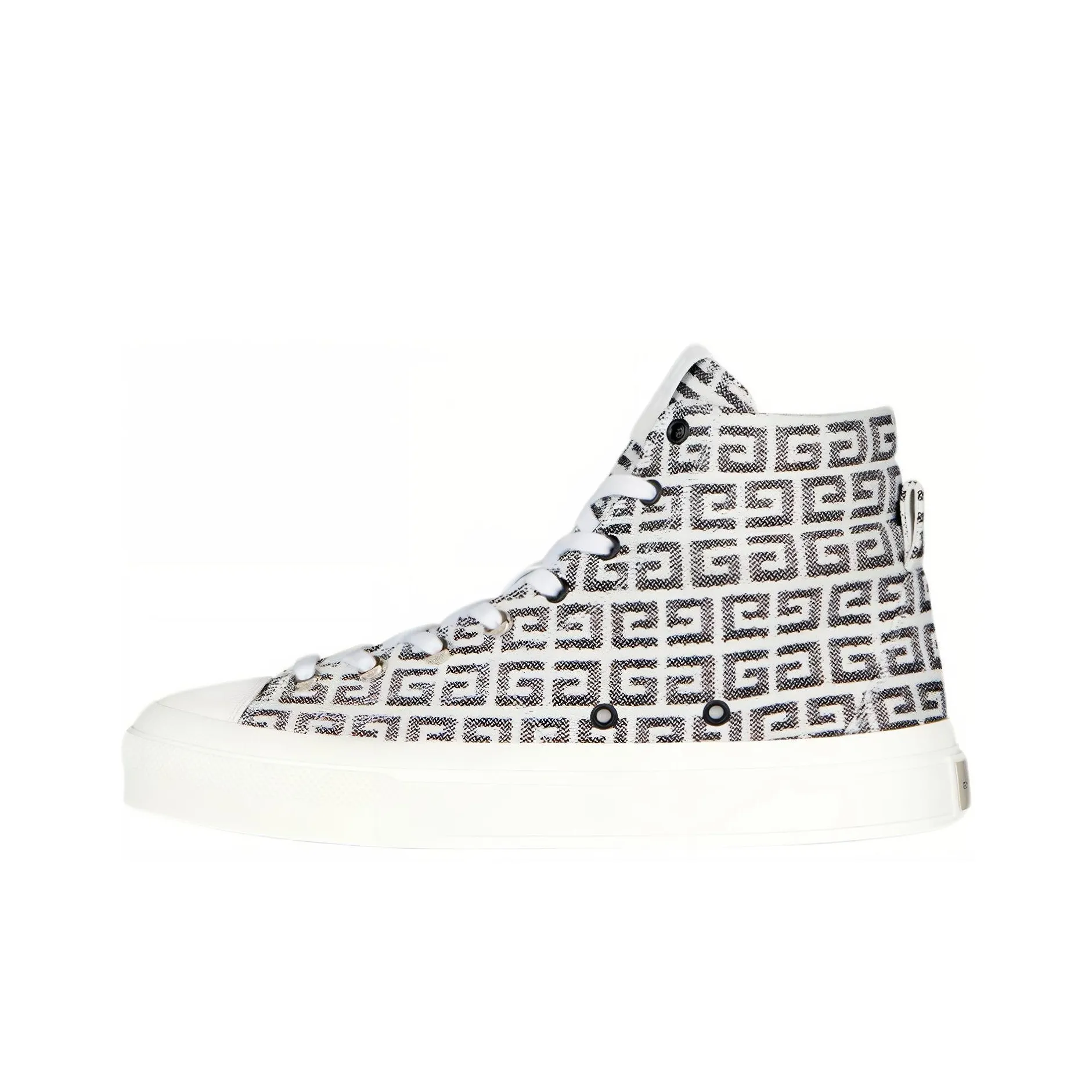 Givenchy City High Top In 4G Black White