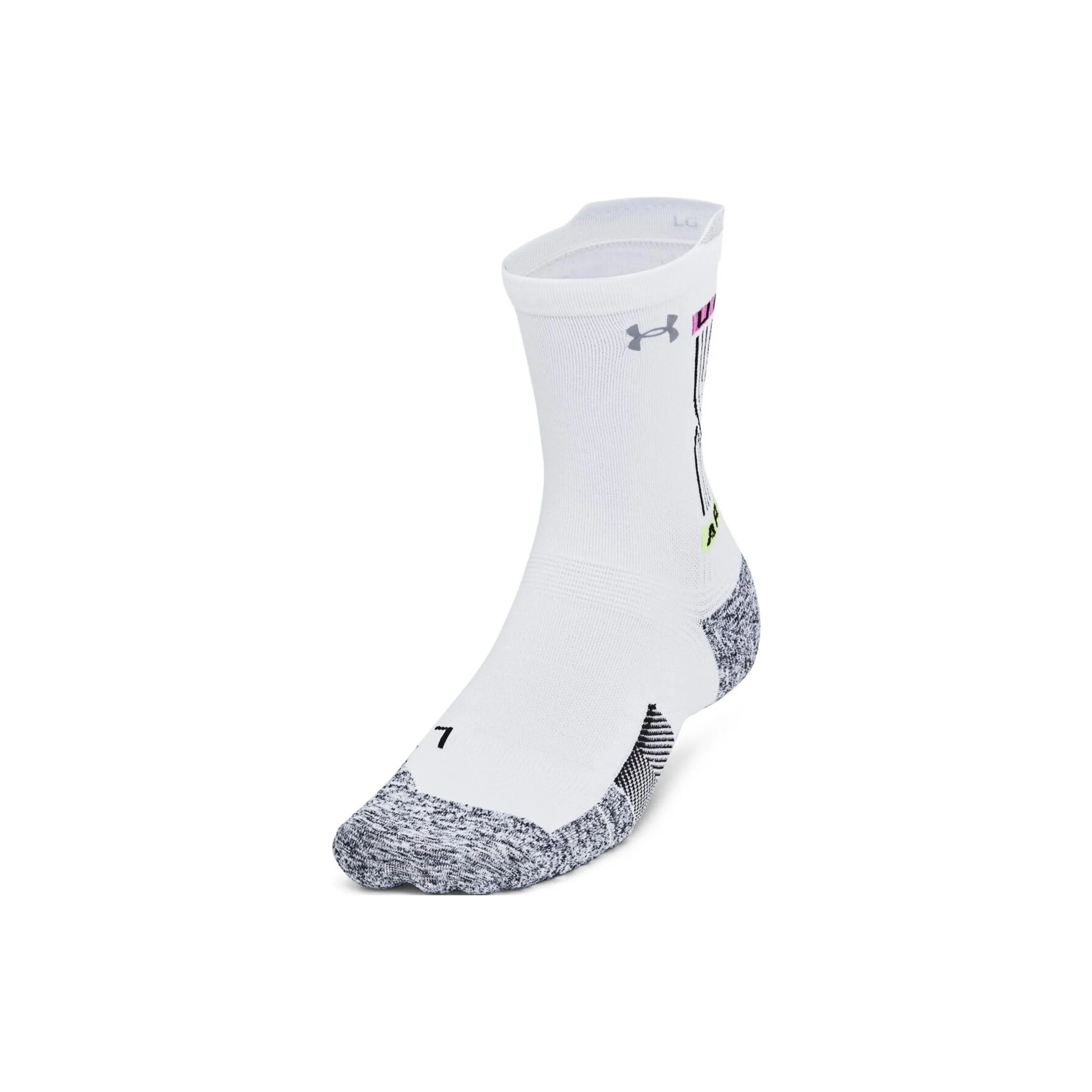 Носки для бега Under Armour унисекс 1 упаковка белый