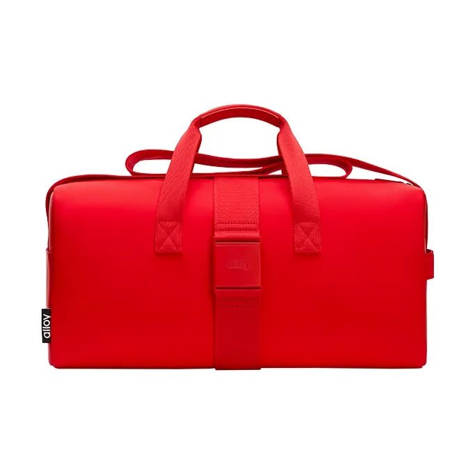 Alloy Nylon Shoulder Bag Crossbody Bag Handbag Large Size Unisex Red/Orange/White/Black