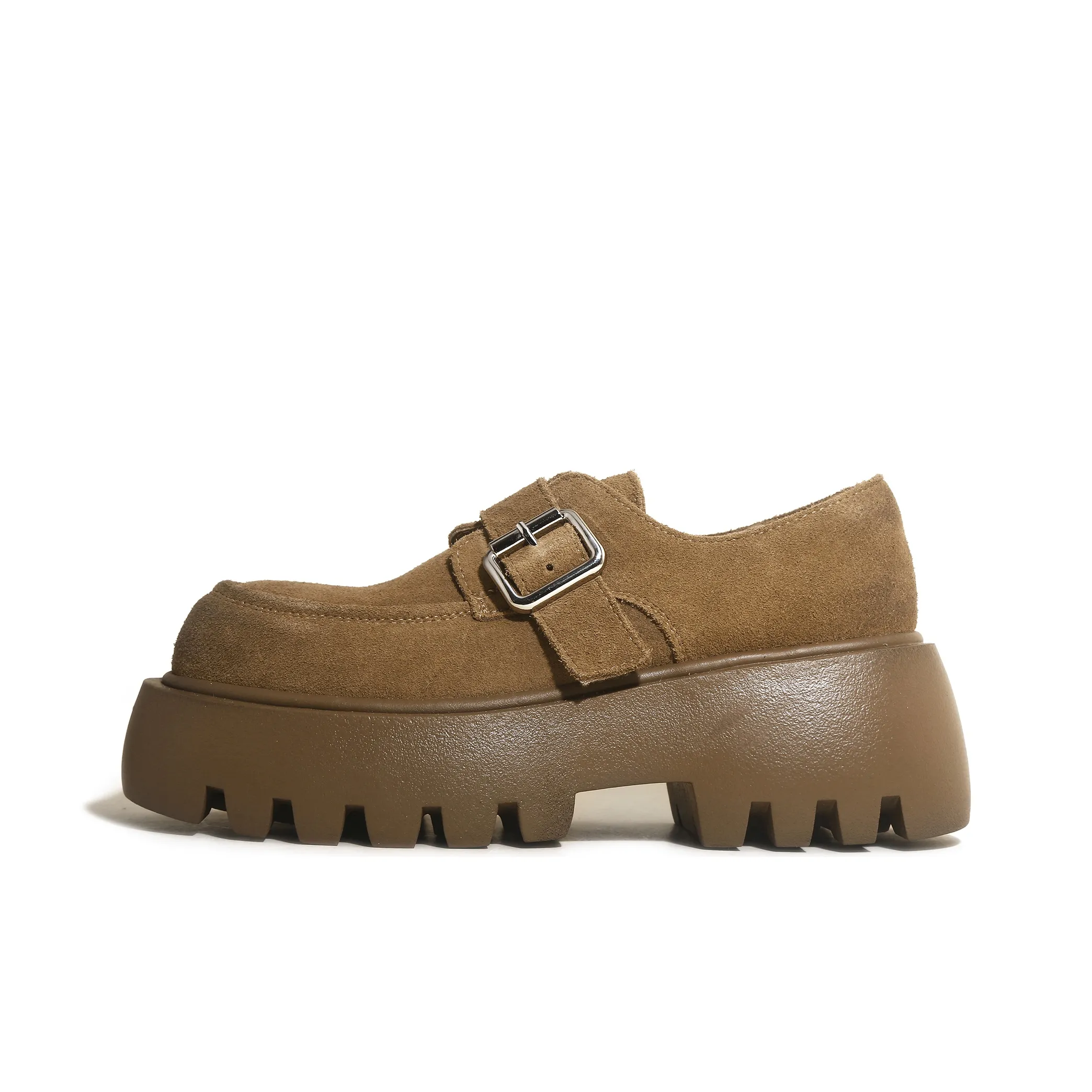 CHENTER KATER Mary Jane Leather Shoes Loafers 6cm Women's