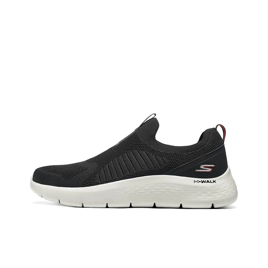 Skechers MEN'S GO WALK Breathable And Resilient Low Top Casual Shoes Men Black White