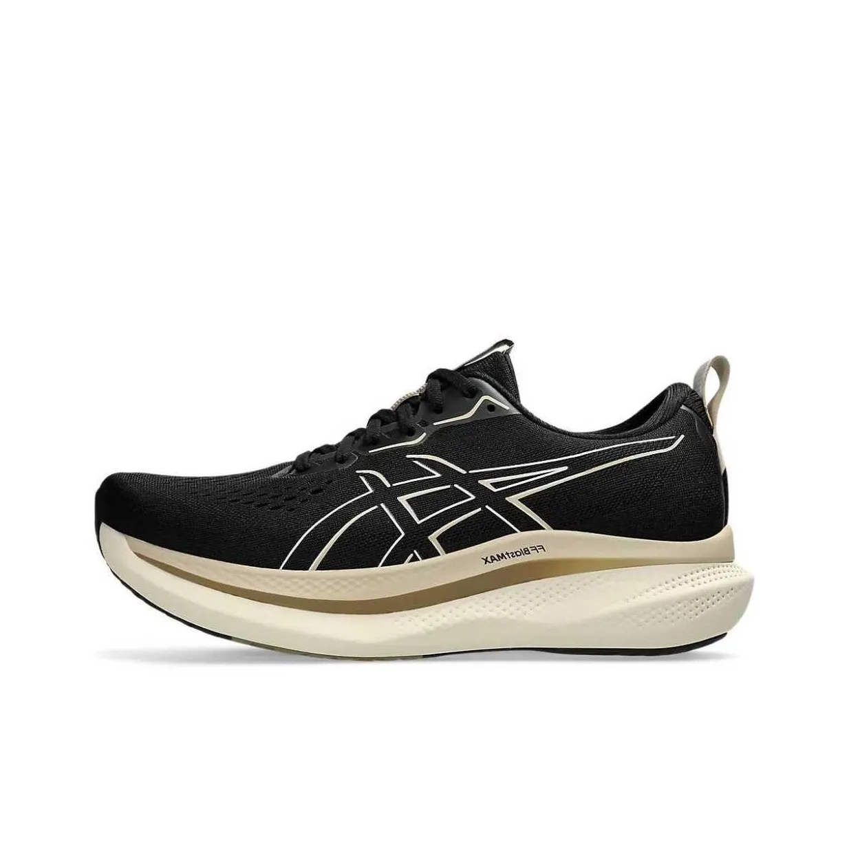 Asics GlideRide Max Black Oatmeal