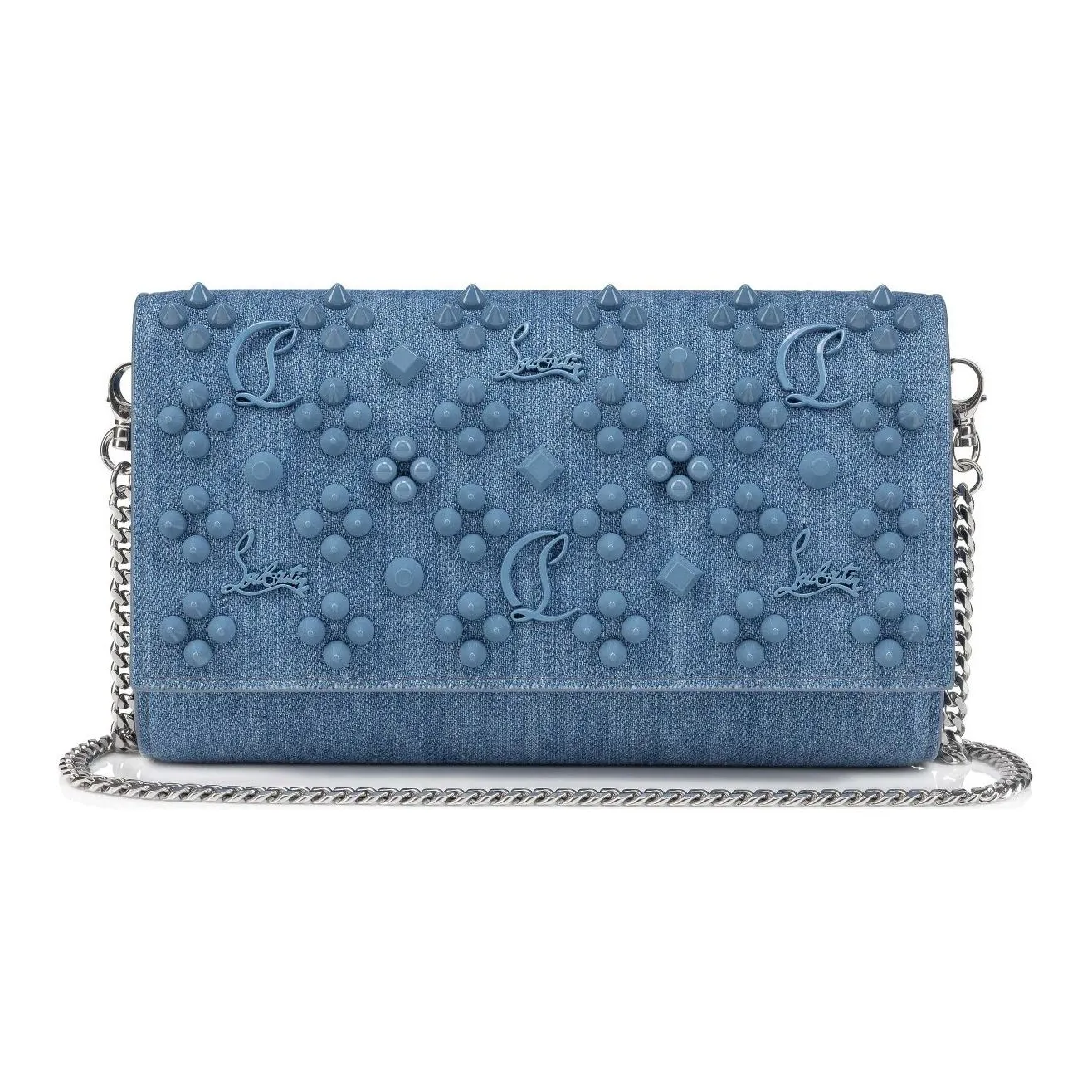 Christian Louboutin Paloma Embellished Wallet On Chain