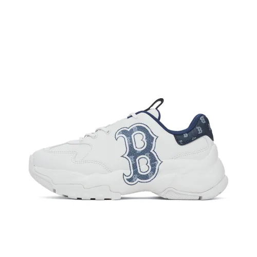 MLB Big Ball Chunky Кроссовки Low Топ Белый и синий цвет Унисекс