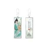아크릴 키체인 - 잉크-염색 인디고 블라우스