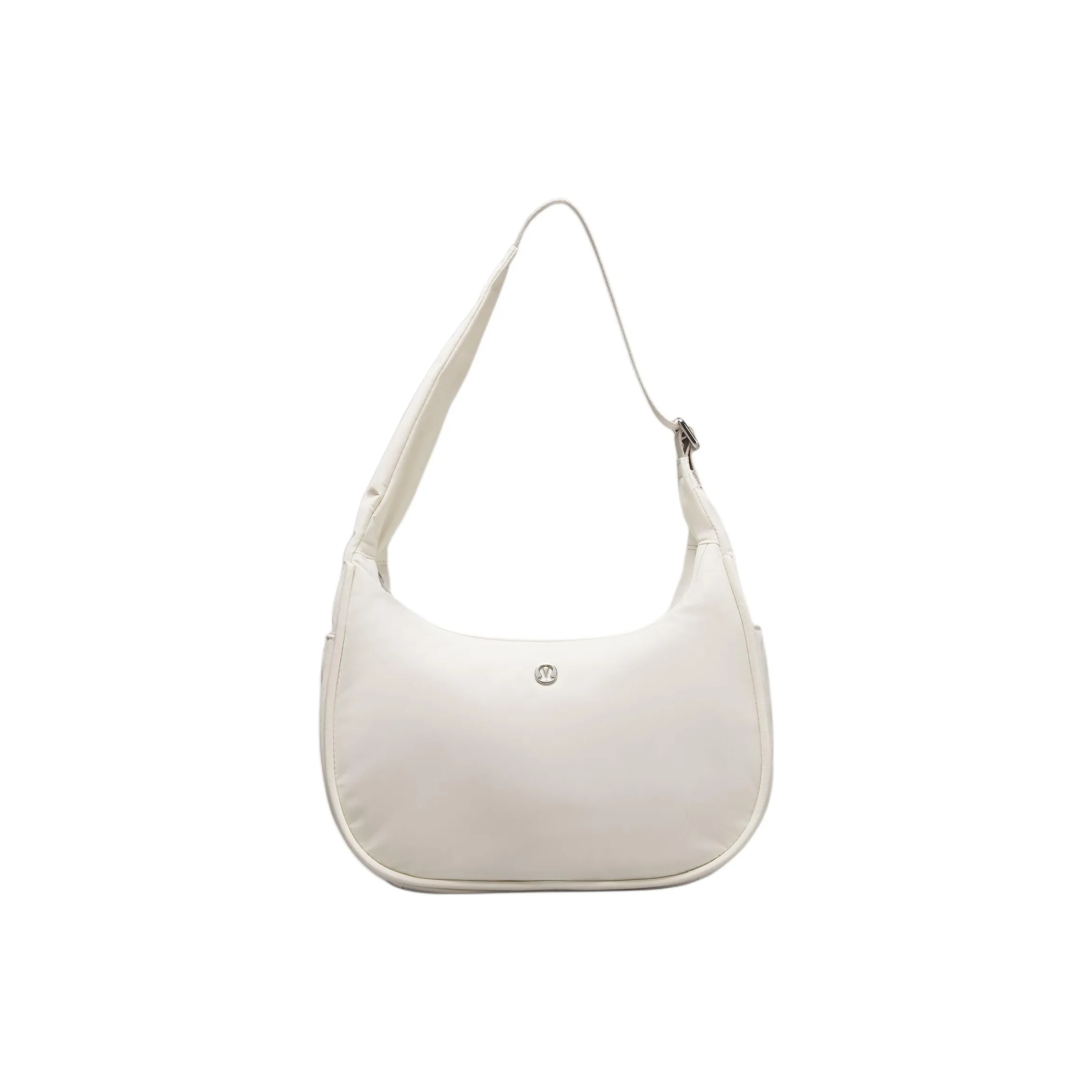 Lululemon Polyester Handbag Shoulder Bag Mini Women's White