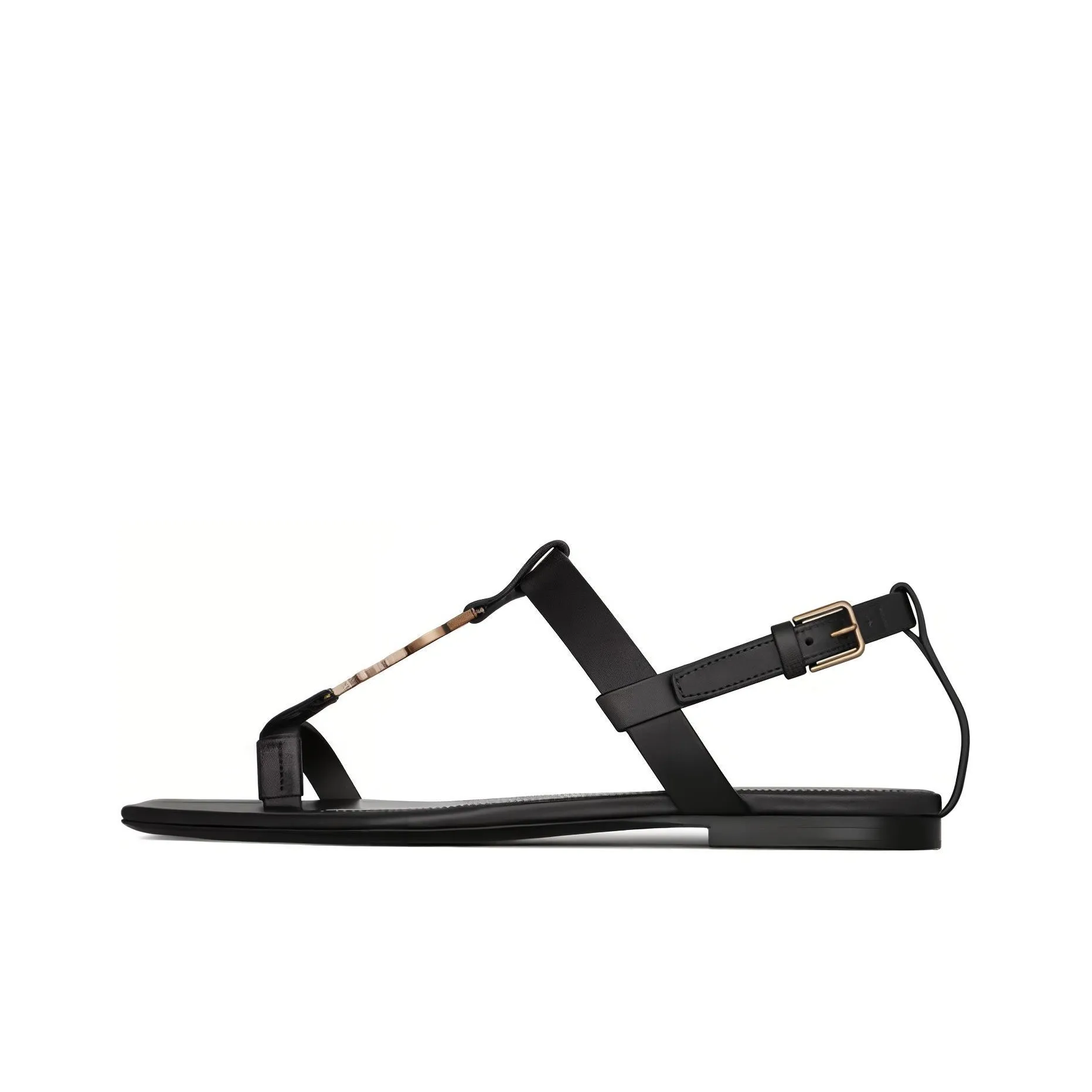 SAINT LAURENT Cassandra Thong Sandals Women's