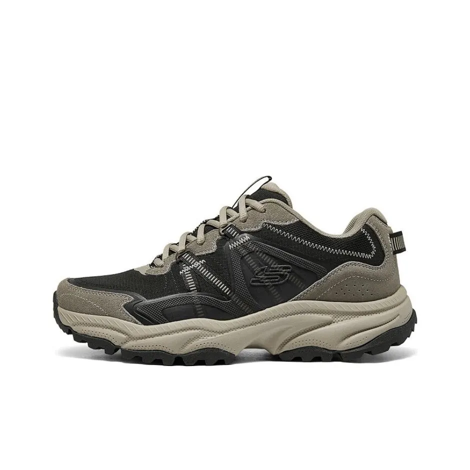 Skechers Vigor Abrasion Resistant Rebound Low Top Trekking Shoes Men Black