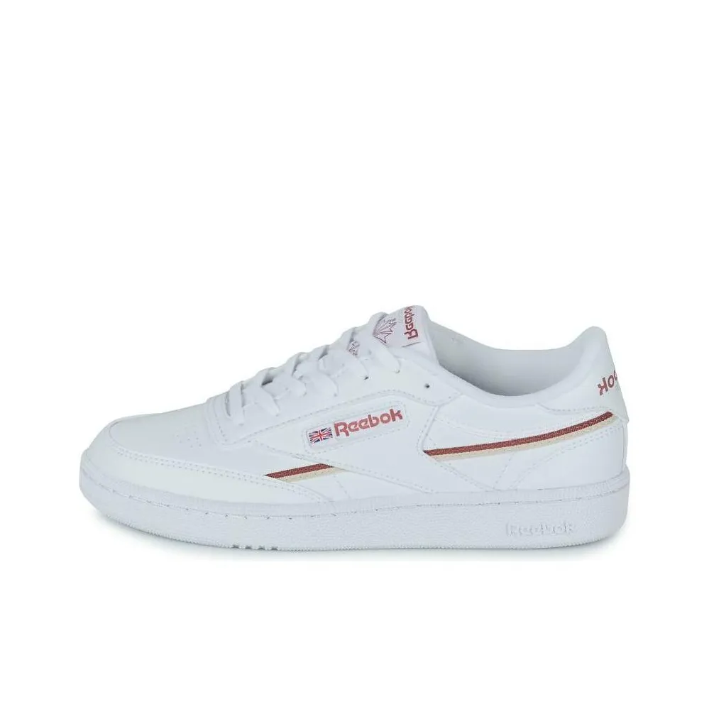 Reebok Skateboard Shoes Women's Low Top White/Red