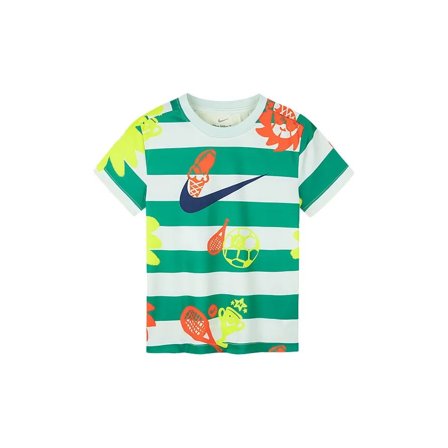 Nike T-рубашка хлопковая конфетного цвета для детей 3-7 лет