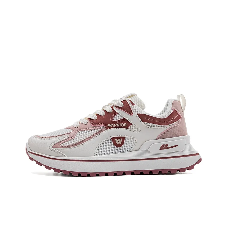 WARRIOR Chunky Sneakers Women's Low Top Red