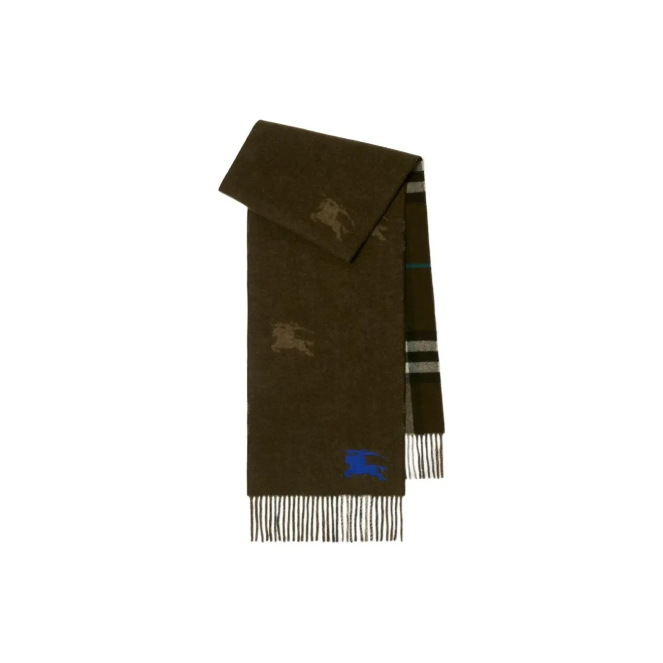 Burberry Checkered Reversible Scarf