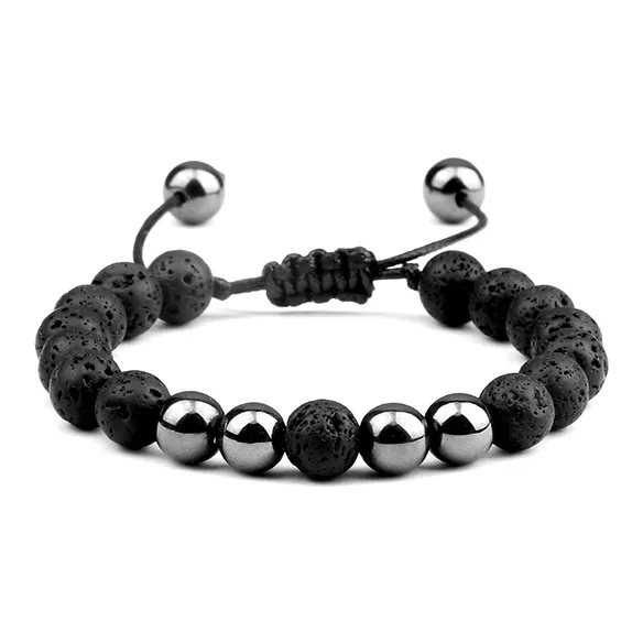 LuluCanaan Браслеты из вулканического камня Унисекс