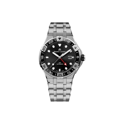 MAURICE LACROIX Автоматический Механический Movement Мужские Часы 43mm*43mm*12mm Черные