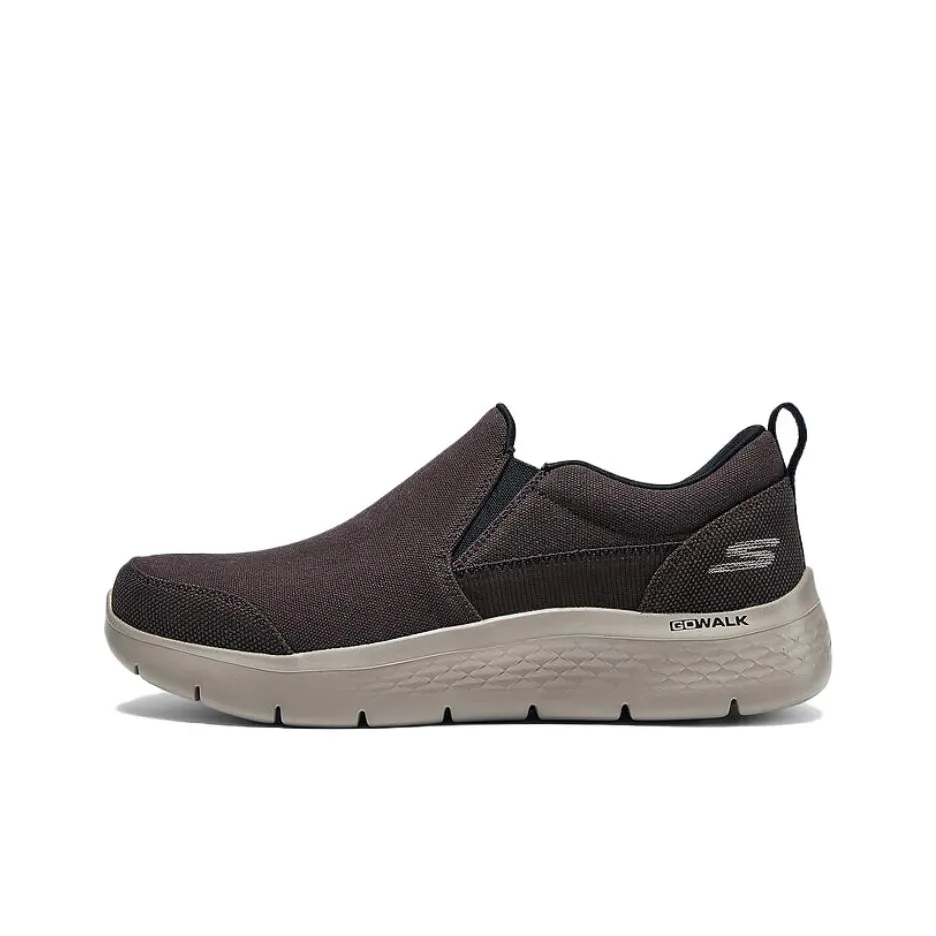Skechers Go Walk Fle Breathable Low Top Casual Shoes Men Brown