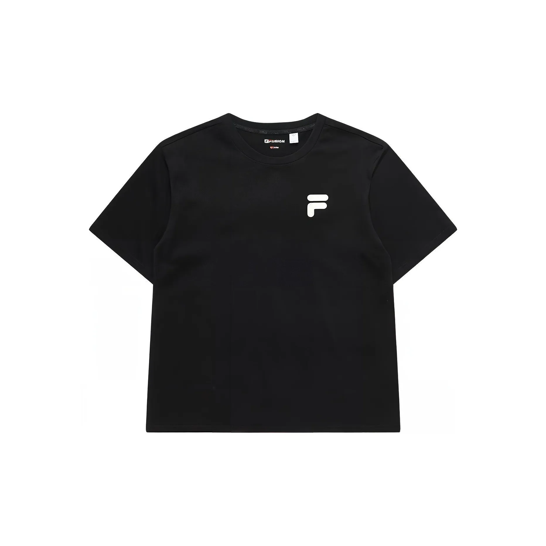 FILA FUSION QR T Shirt Unisex Black