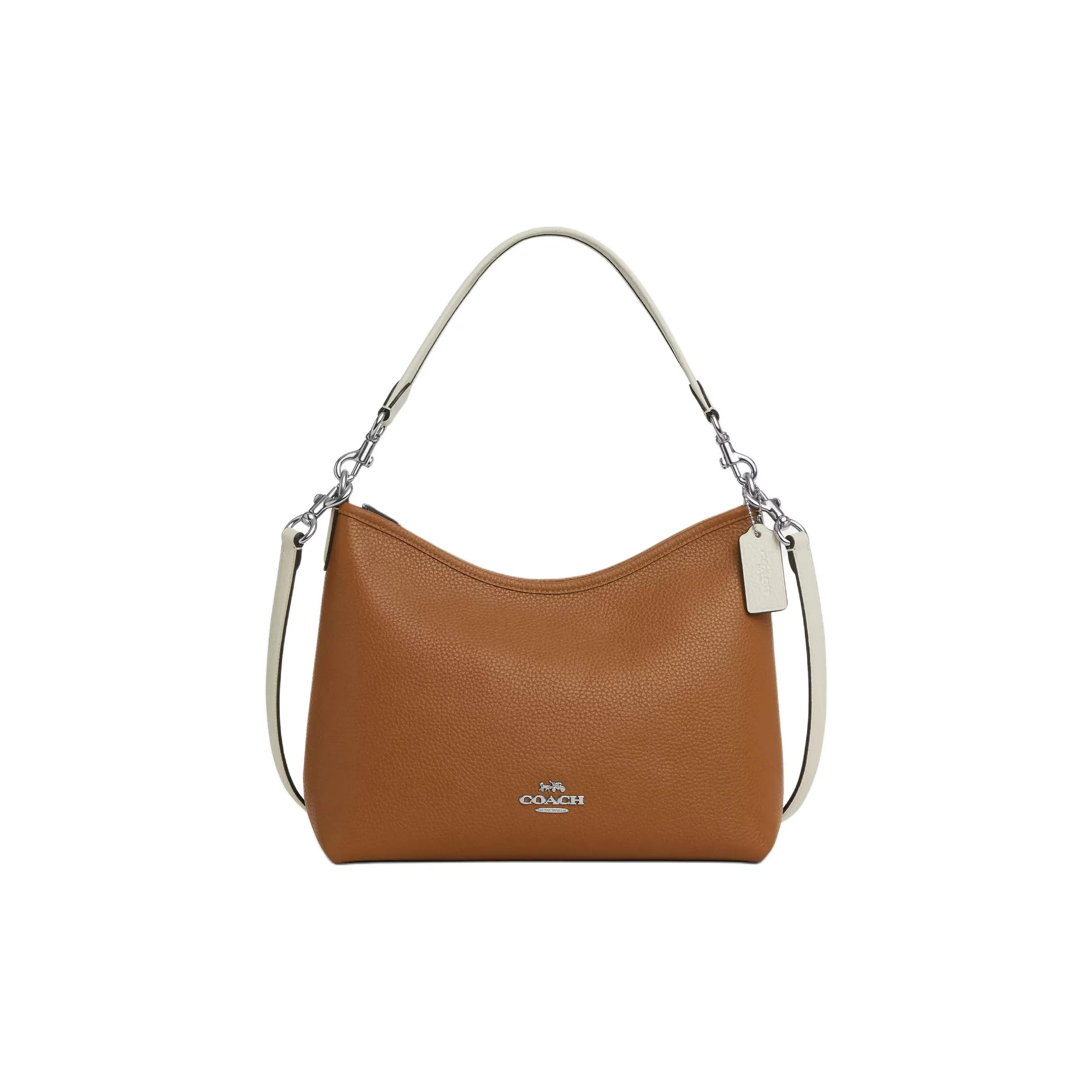 COACH Лорел Зернистая кожа личи Кожа Портативный Сумка через плечо Сумка на плечо Большая Женская