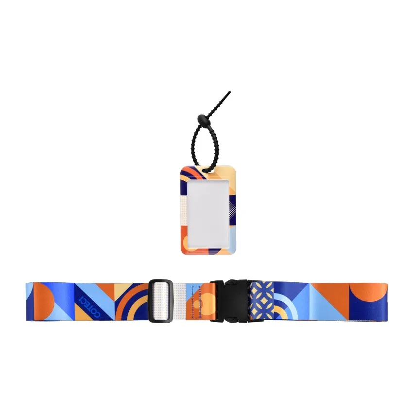 COTECi Luggage Tags Multicolor Luggage Tag+Side Release Buckle Luggage Strap