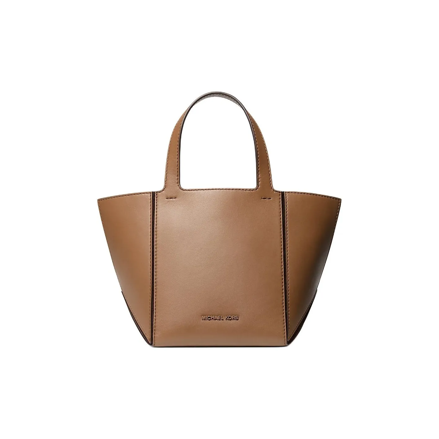 MICHAEL KORS Leather Tote Bag, Shopping Bag, Handbag Small Women's Brown