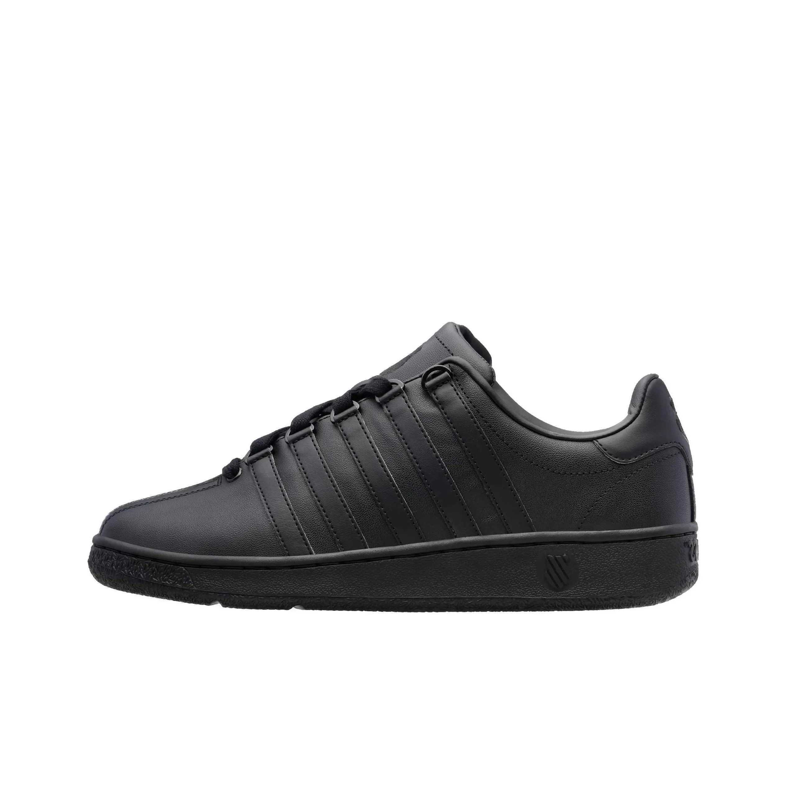 KSWISS Anti Slip Wear Resistant Low Top Tennis Shoes Women's Black