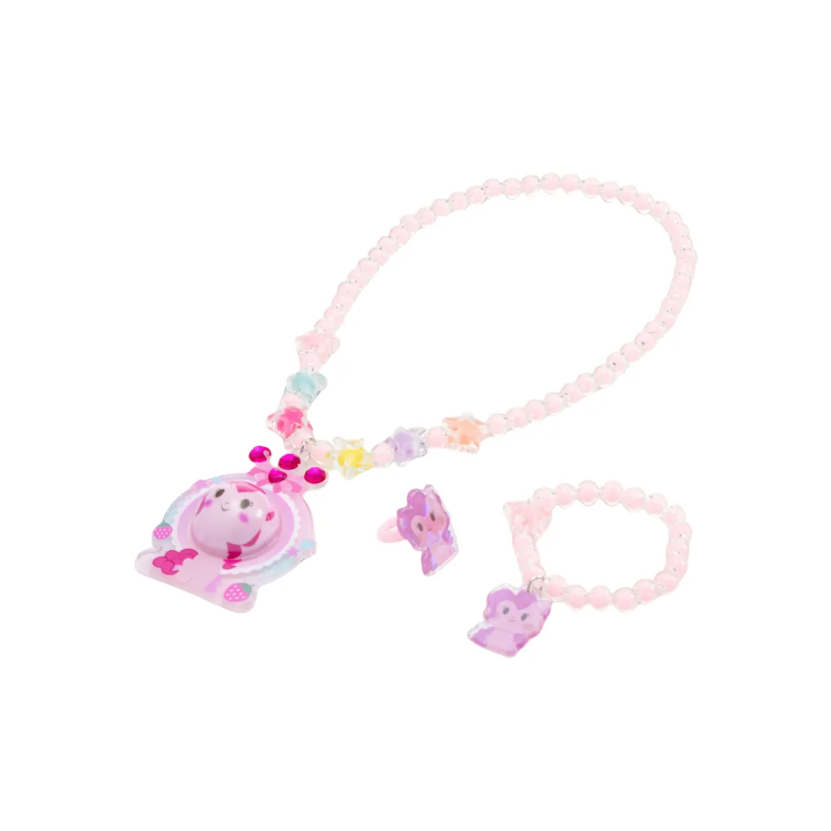 PINKYPINKY Маленькие звезды-близнецы Коллаборация Подсолнух Бусины Аксессуар Мерч по IP