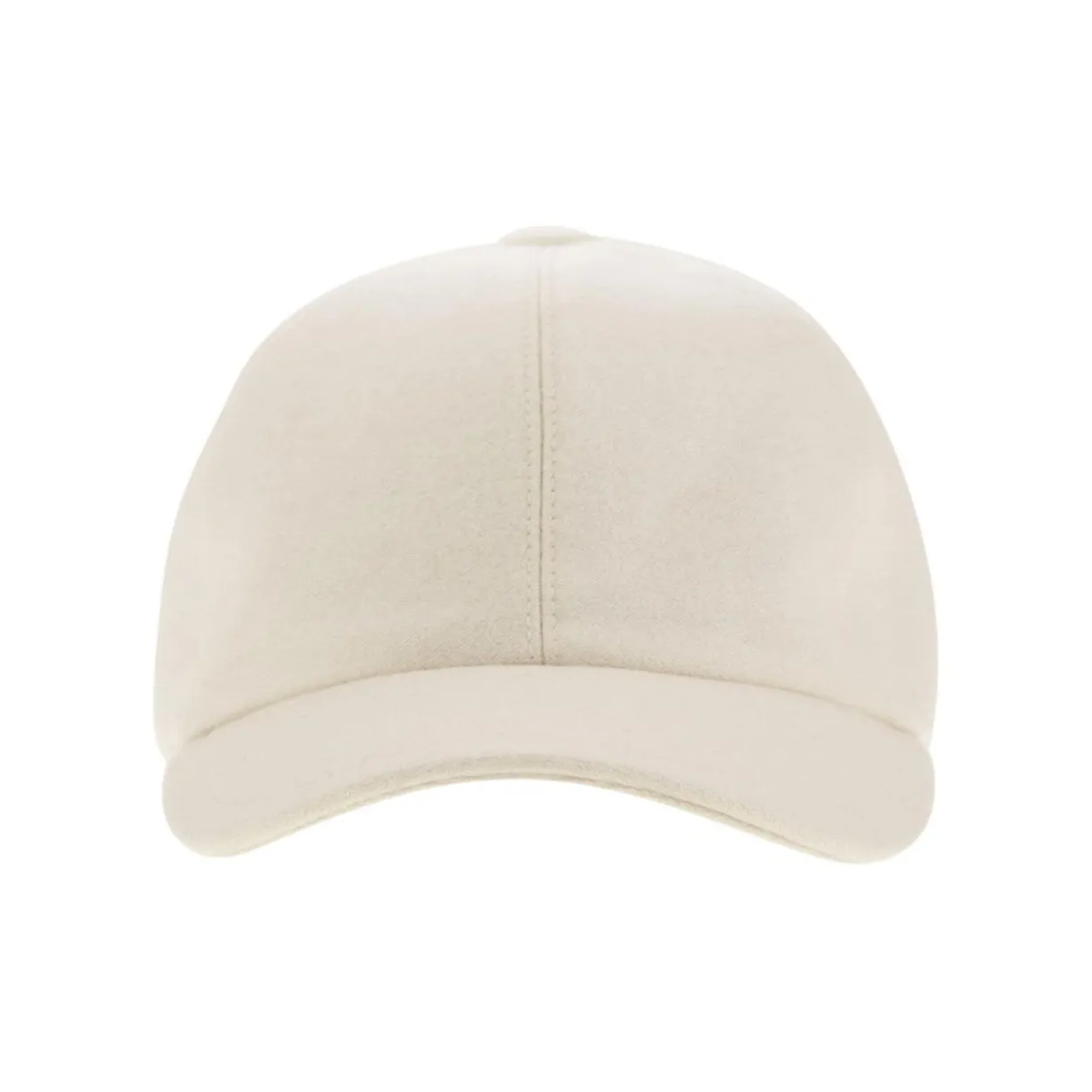FEDELI Cashmere Baseball Caps Men White