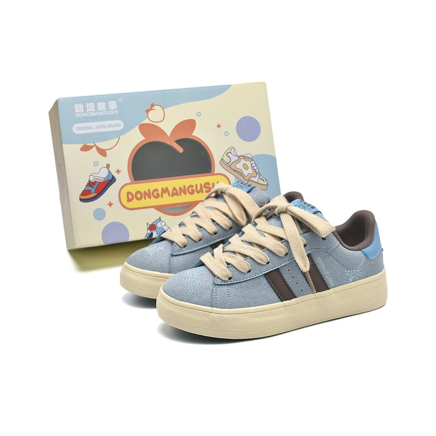 Anime Story Термический противоскользящий устойчивый к истиранию легкий низкий топ скейтбордические кроссовки женские