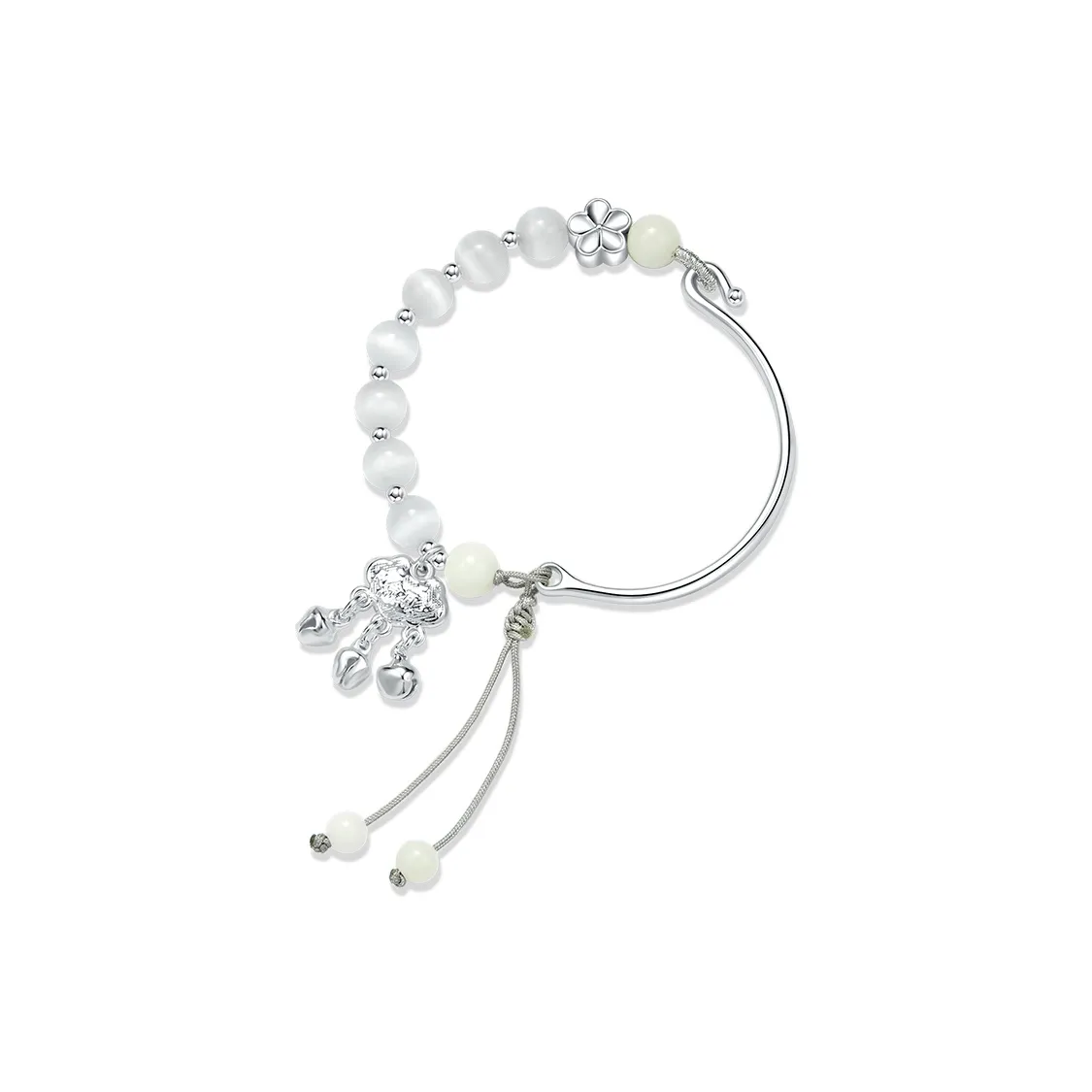 Gianina Браслеты с камнем "Кошачий глаз" Женские