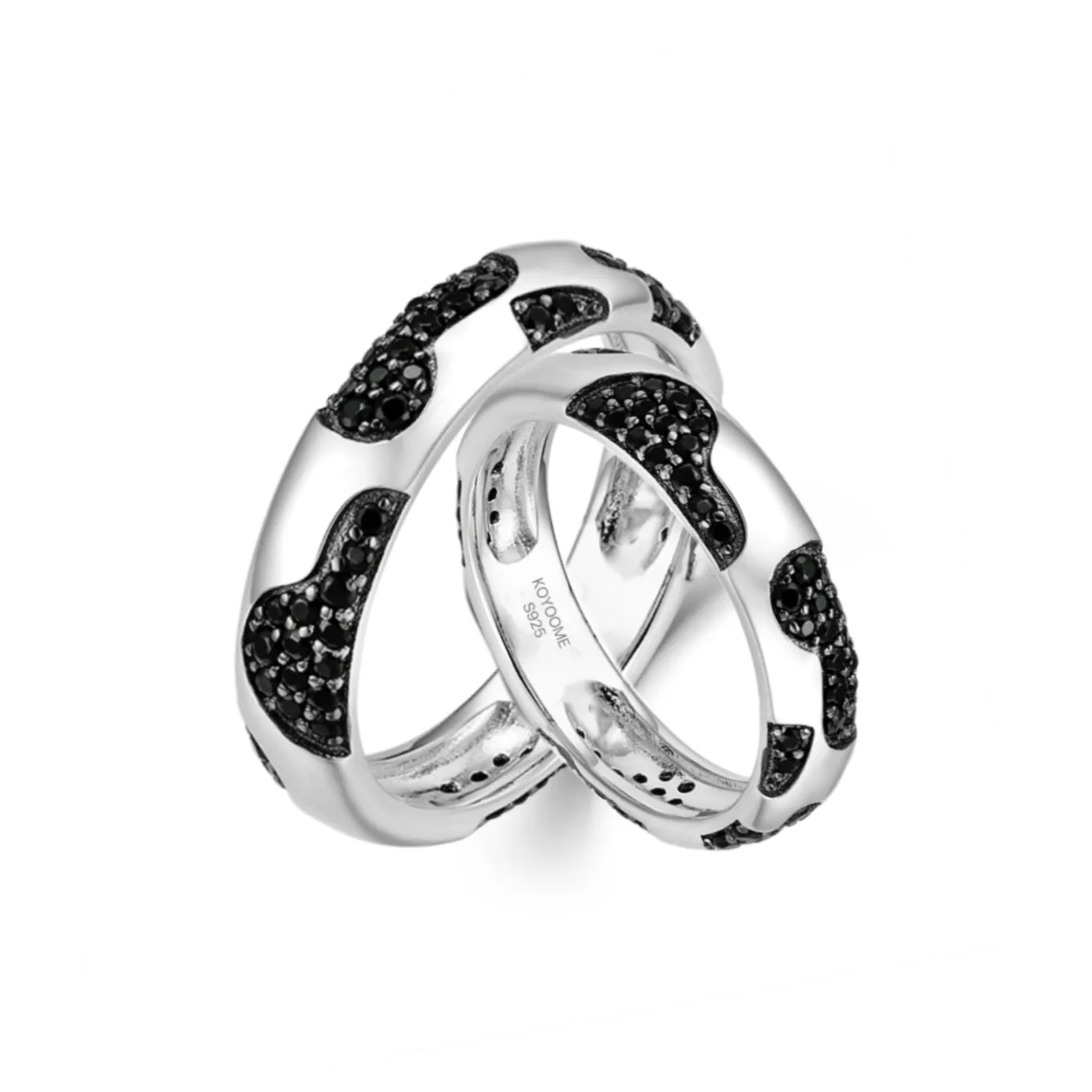 KOYOOME Серебро S925 Кольца Унисекс