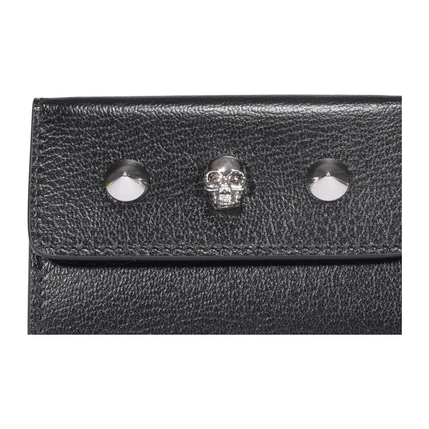 Alexander McQueen Телячья кожа Кошелек Женские Черный