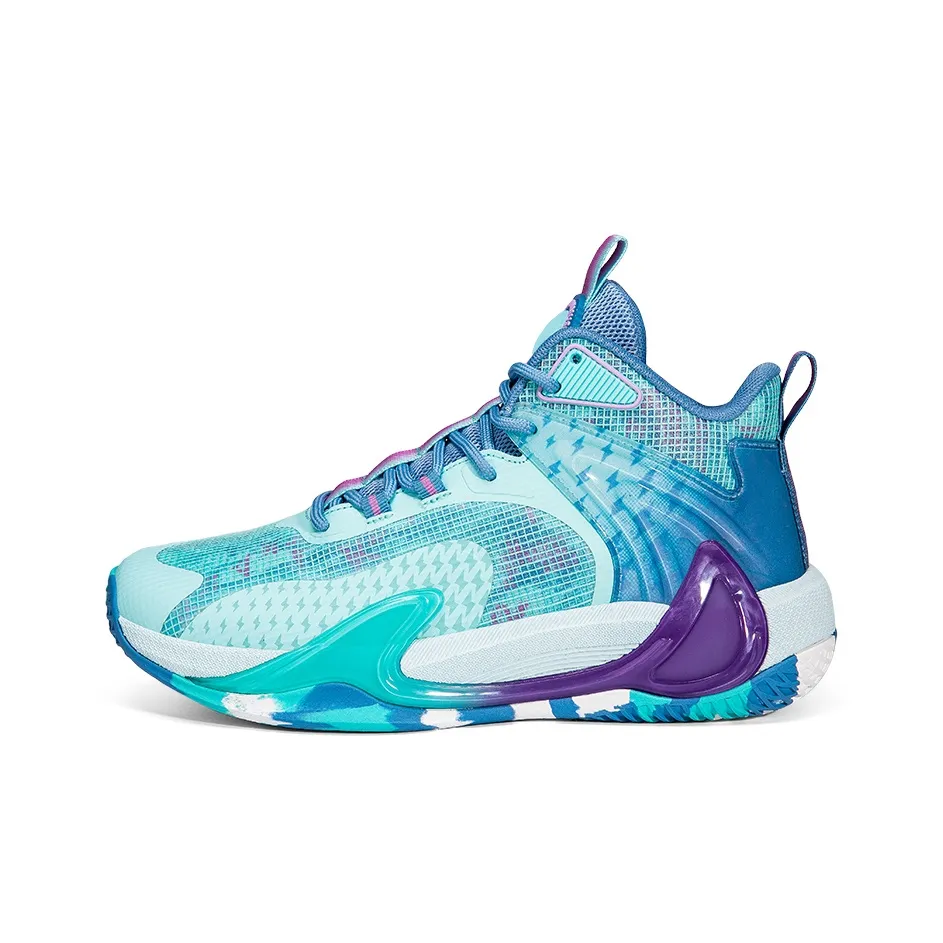 ANDEZHANMUSI Slip-resistant и устойчивый к истиранию покрытие MID Топ Баскетбольные кроссовки Унисекс