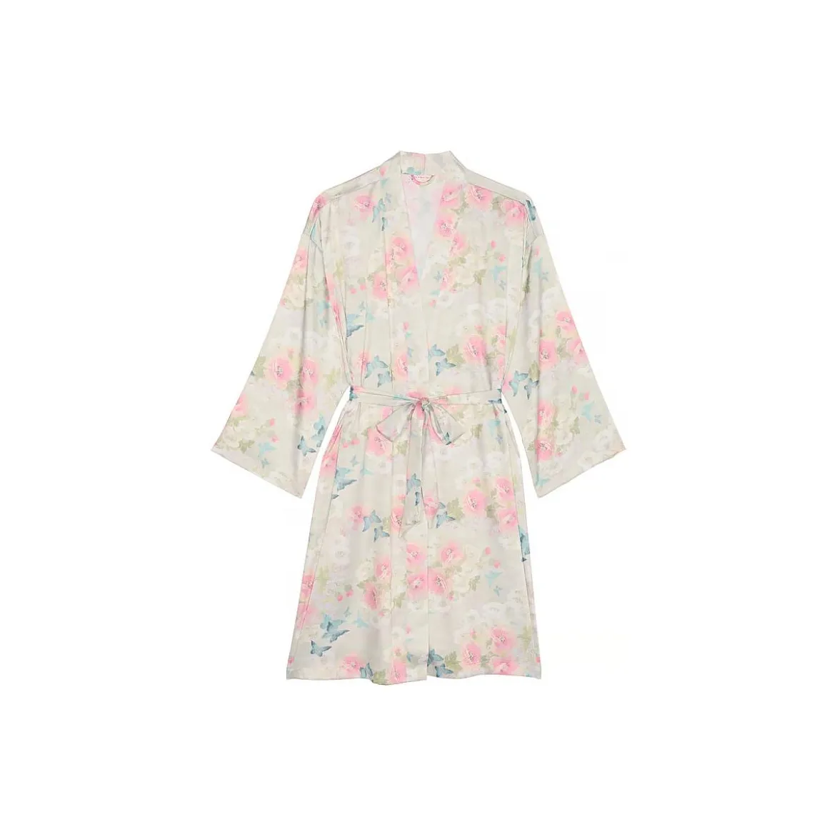 Victoria's Secret Сатин Midi Сиреневый Delicate Сад Сон Сиреневый Женские Белый Принт