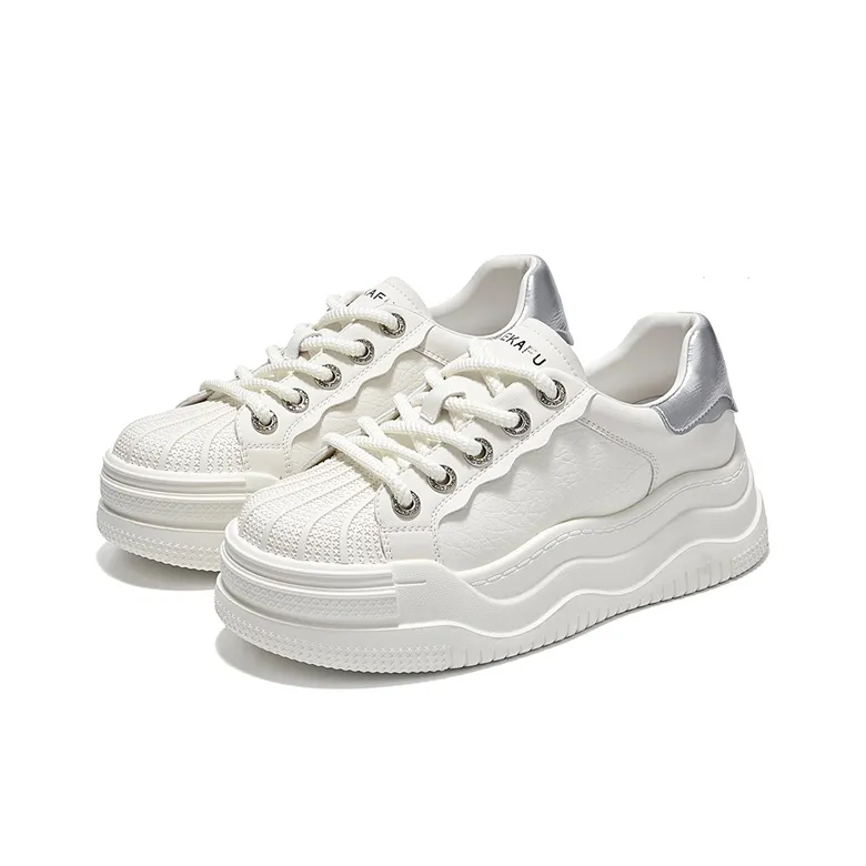 KEKAFU Anti-Slip And Wear-Resistant Breathable Low-Top Skateboard Shoes Women's