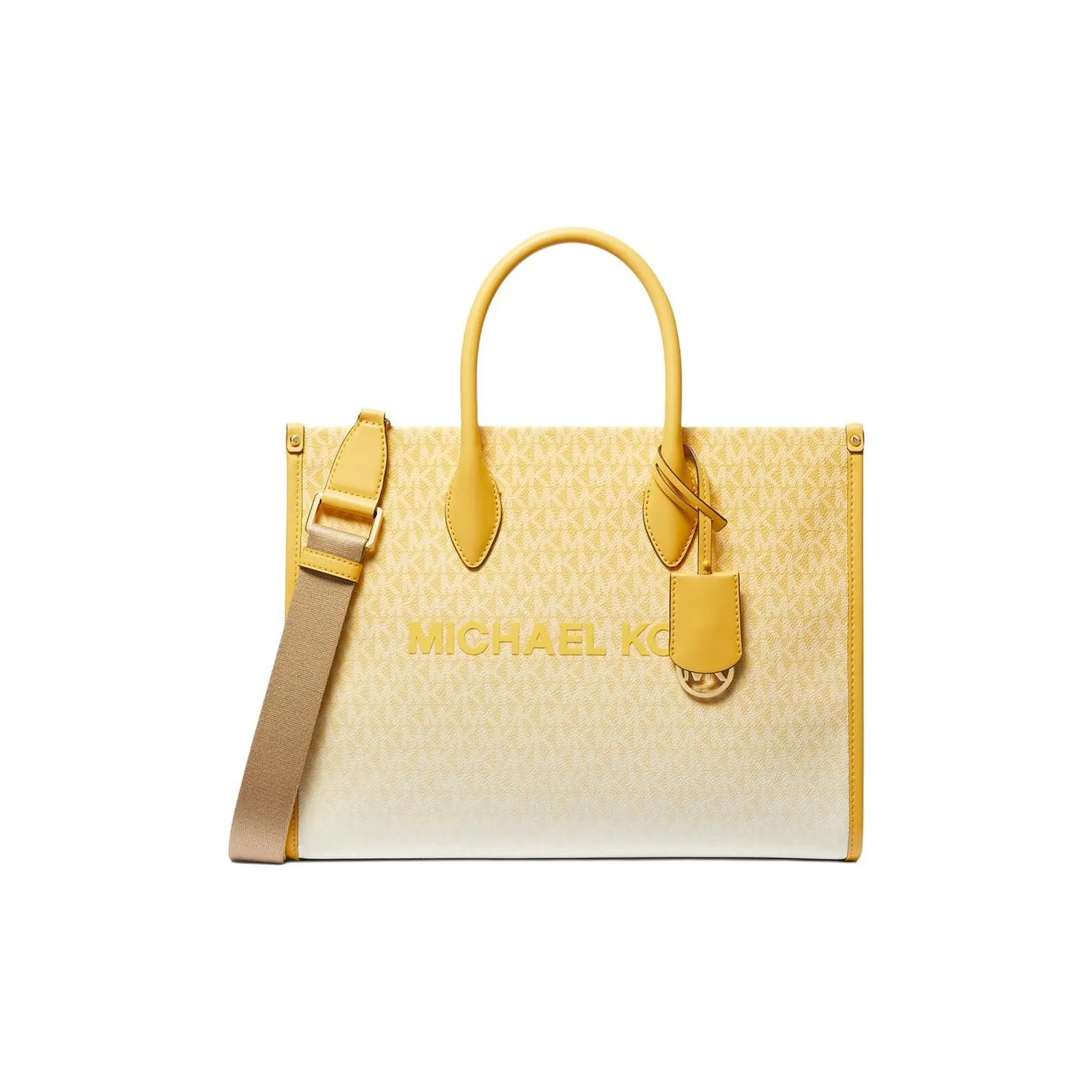 MICHAEL KORS Mirella Покрытый холст Тоут Сумка Сумка для покупок Сумка через плечо Сумка среднего размера Женская