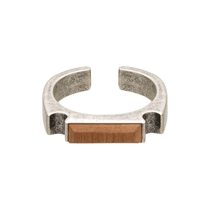 BABAMA Медные кольца с античным серебристым покрытием унисекс