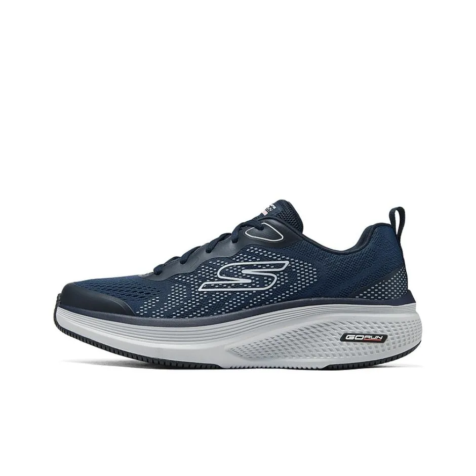 Skechers MEN'S GO Cushioning Breathable Low Top Casual Running Shoes Men Military Blue