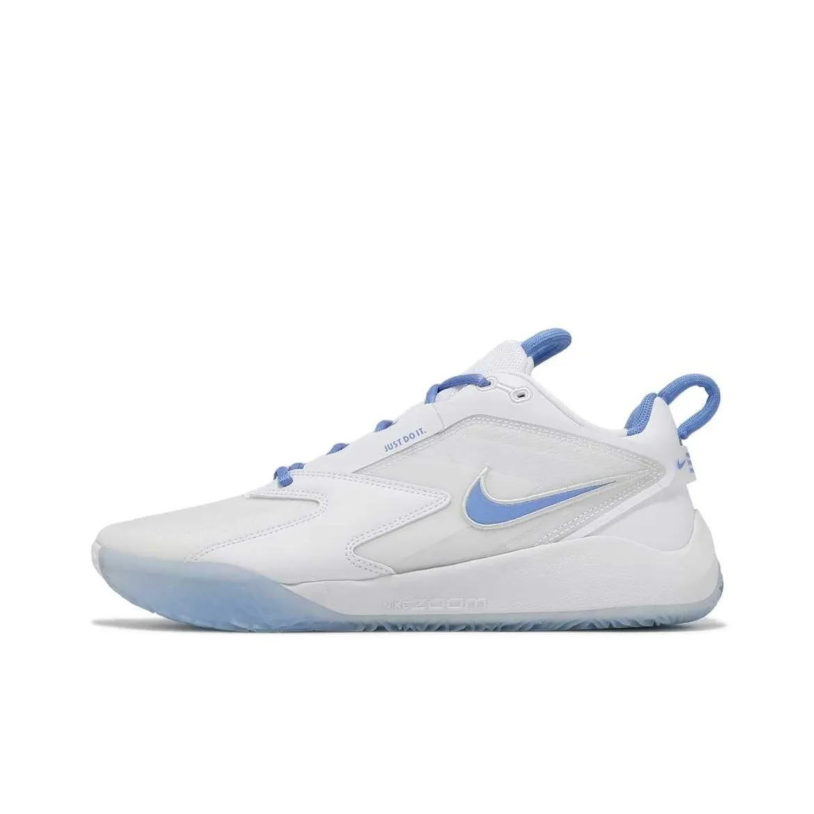 Nike Zoom HyperAce Устойчивые к истиранию Низкие Кроссовки для тренировок Унисекс Белый Синий