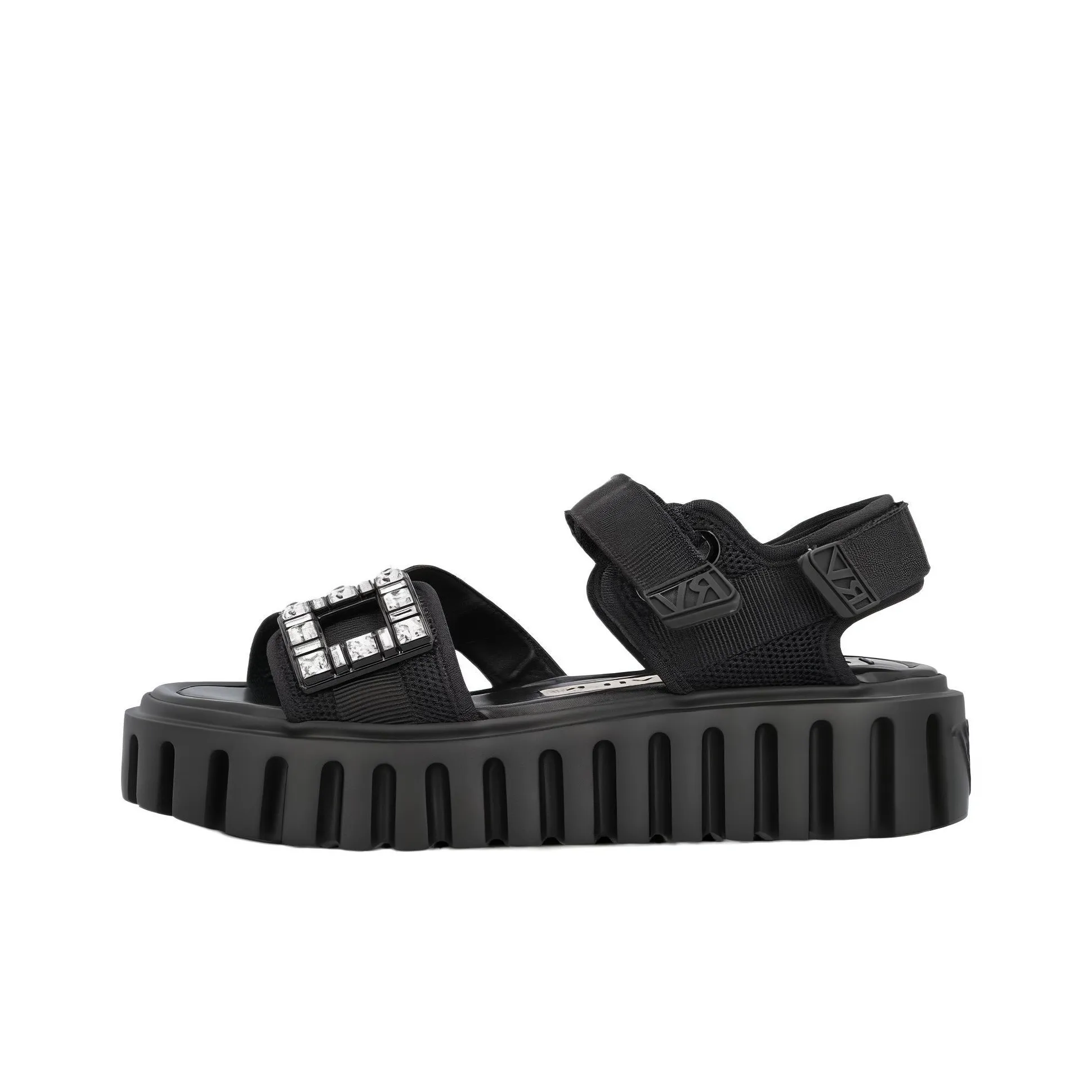 Roger Vivier One Strap Sandals Women's Black