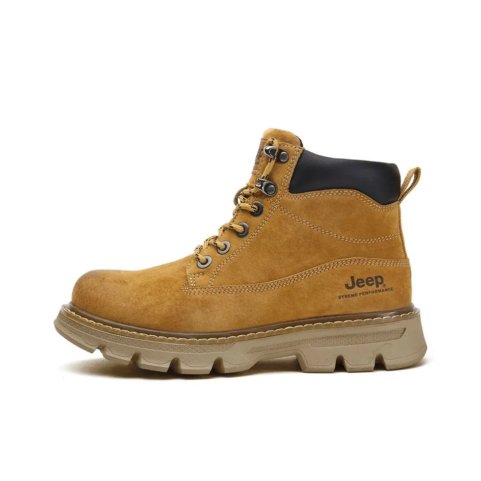 JEEP Короткий Желтый Мартинсы Платформа Мужской