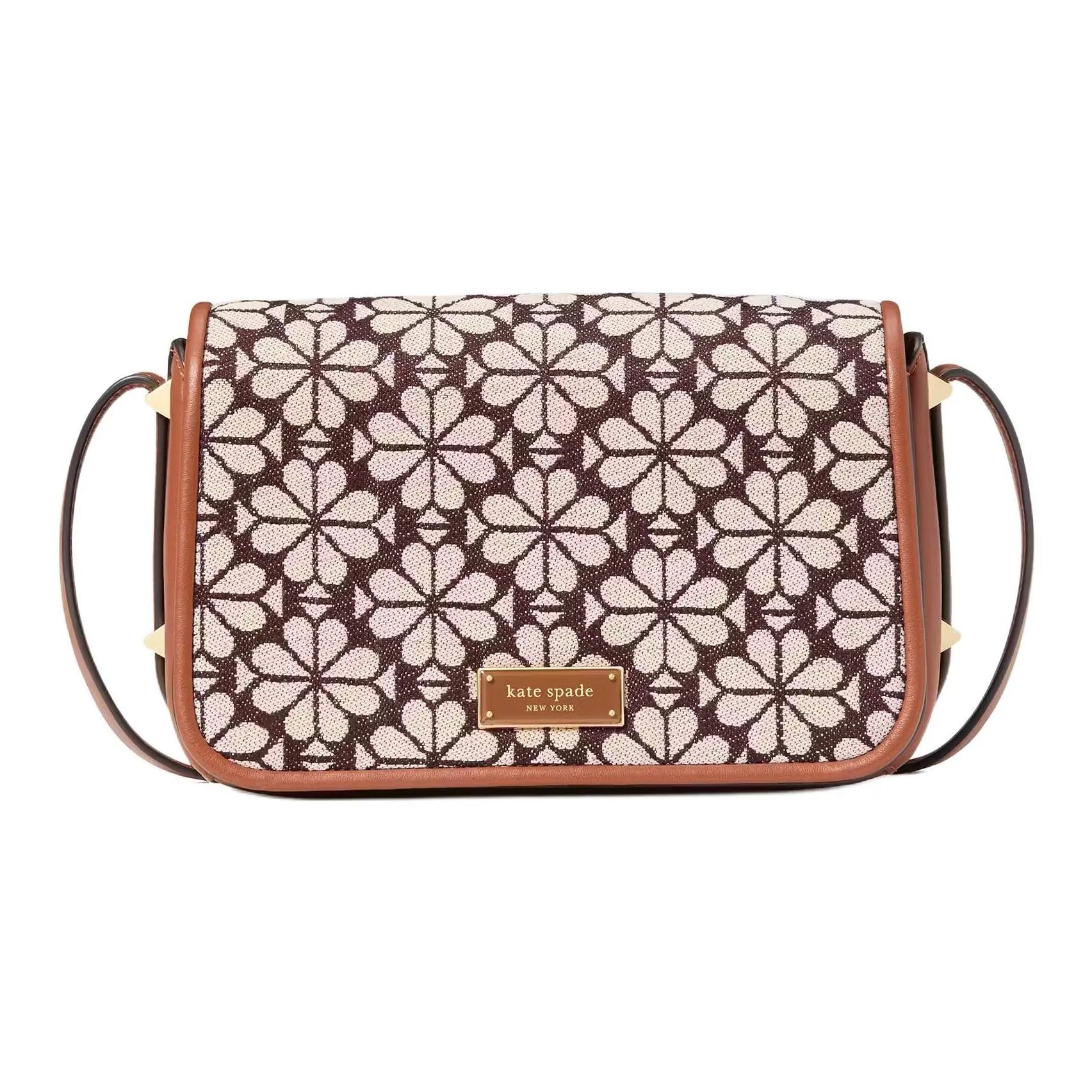 Kate Spade Smooth Cow Leather Crossbody Bag, Shoulder Bag Regular Women's Brown