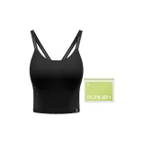 [백리스-High Waistline] V자형 등 라인 연출 - 블랙