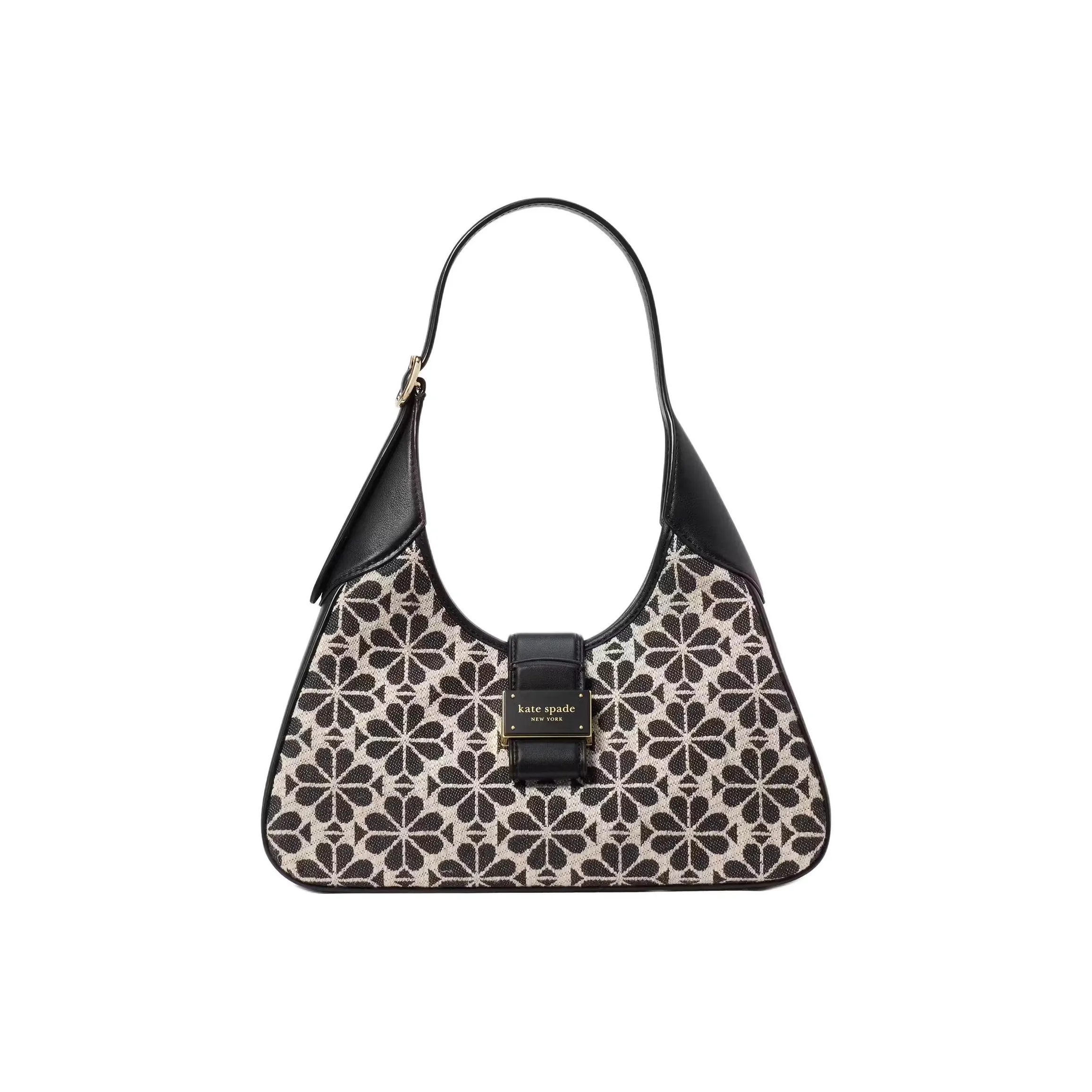 Kate Spade Jacquard Handbag, Shoulder Bag Regular Women's Black