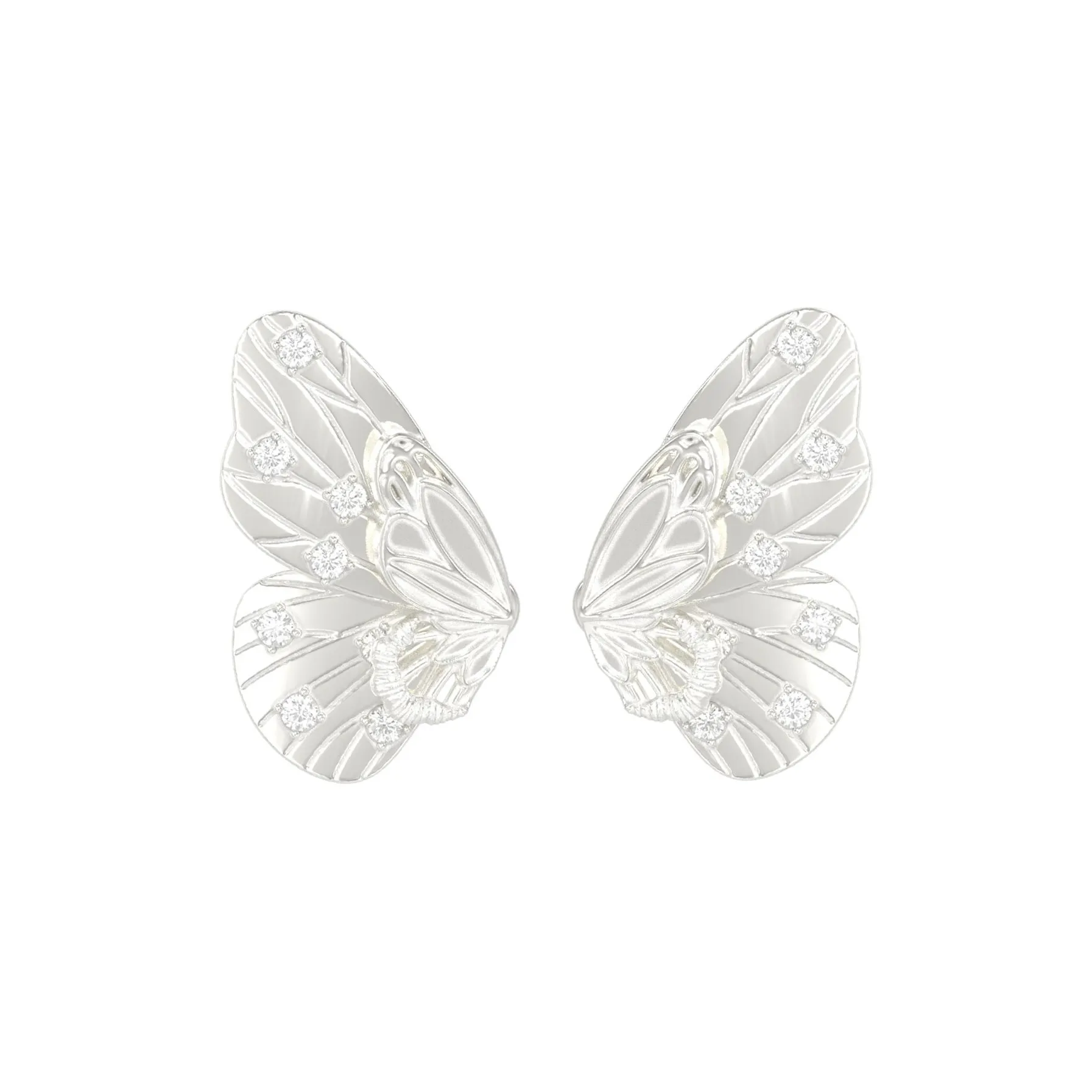 Mouhooland Серьги-гвоздики из стерлингового серебра 925 пробы Унисекс