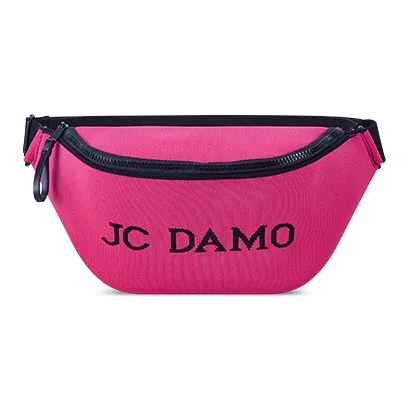 JC DAMO Eco Friendly Yarn Shoulder Bag, Crossbody Bag, Fanny Pack Regular Unisex Peach Pink/Camouflage