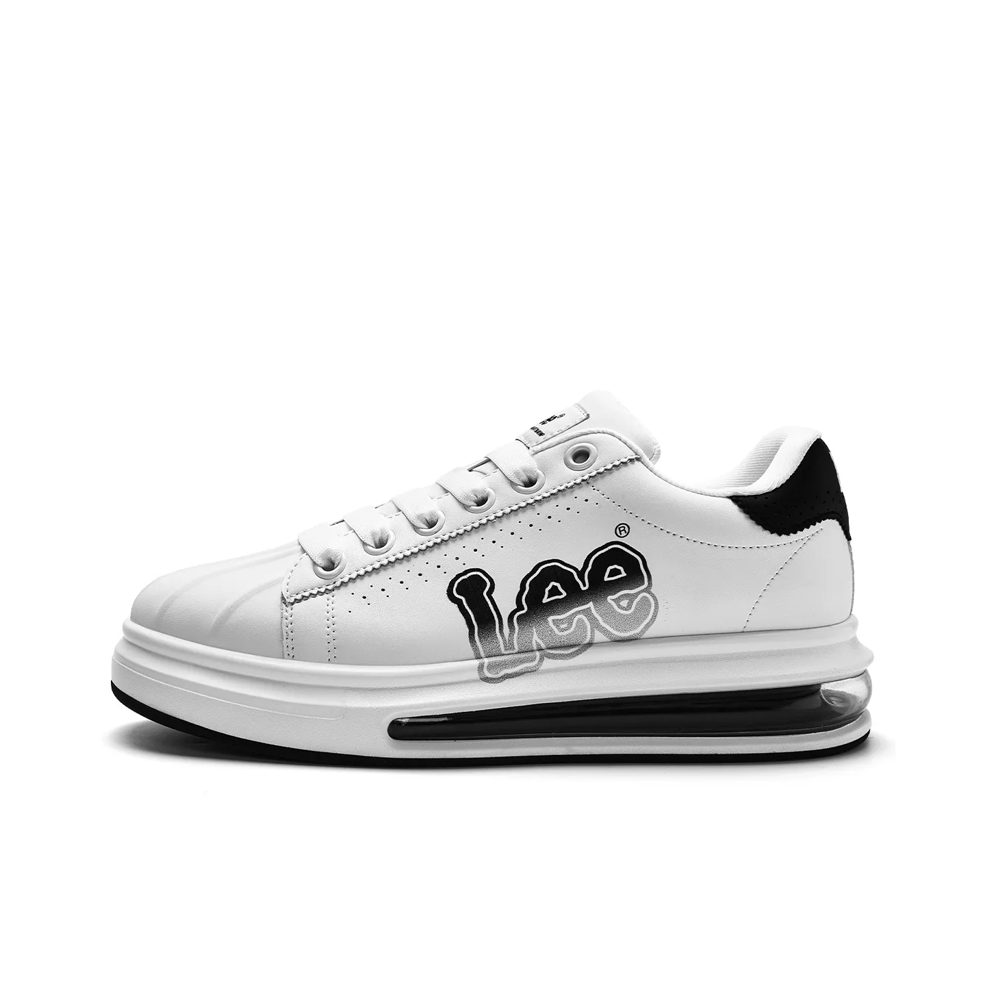 Lee Trendy Versatile Comfortable Air Cushion Height Increasing Low-Top Skateboard Shoes Men's