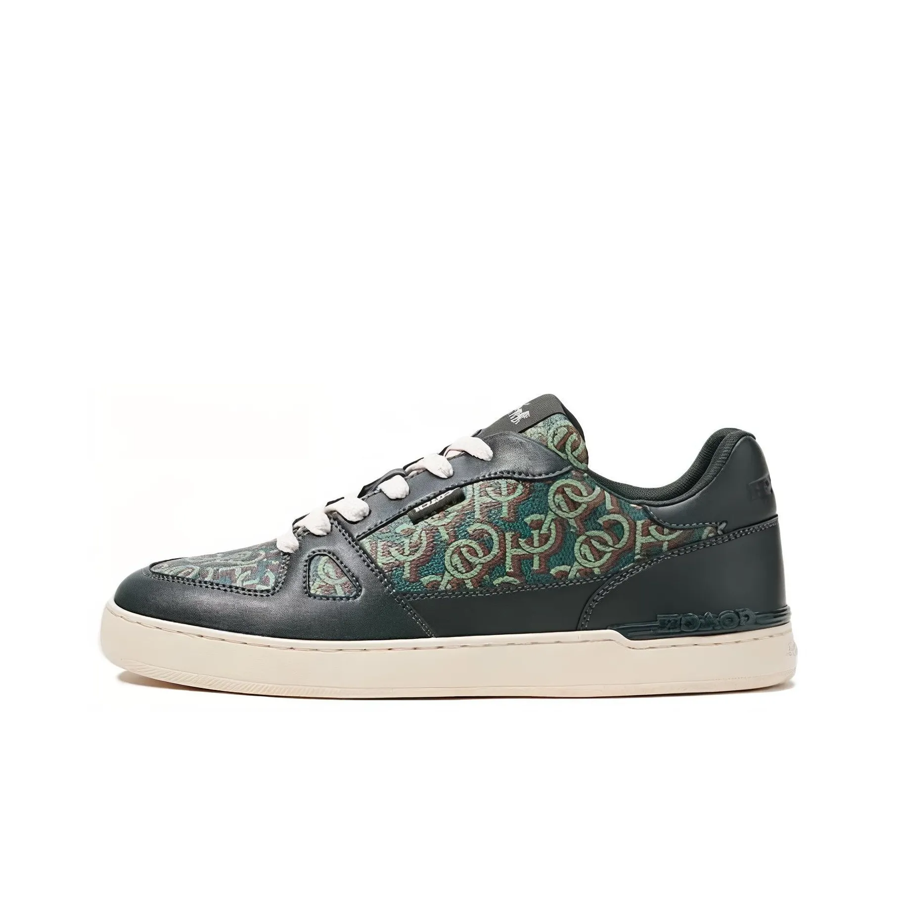 COACH Clip Low-Top Skateboard Shoes Men's Green