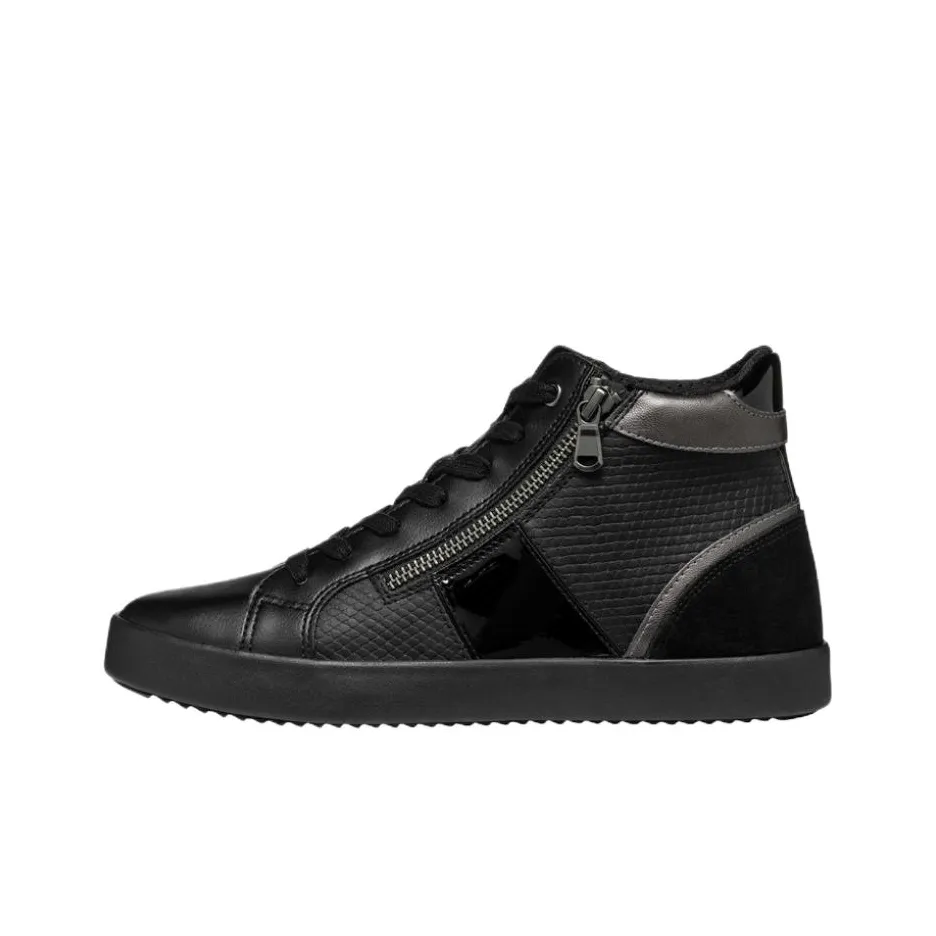 GEOX High Top Skateboard Shoes Women's Black