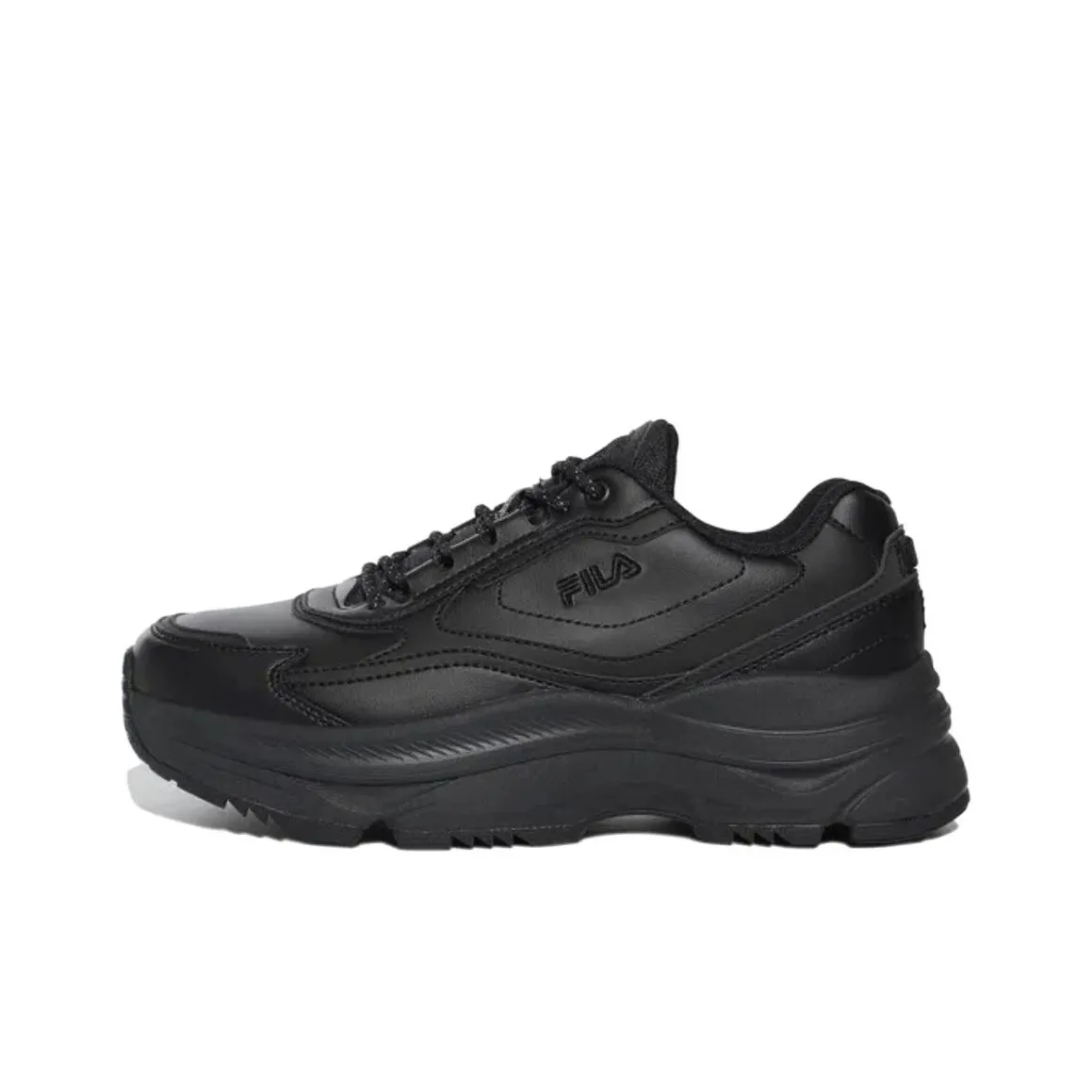 FILA Low Top Casual Shoes Unisex Black